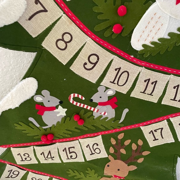 POTTERY BARN KIDS Christmas advent calendar like new - Picture 4 of 6